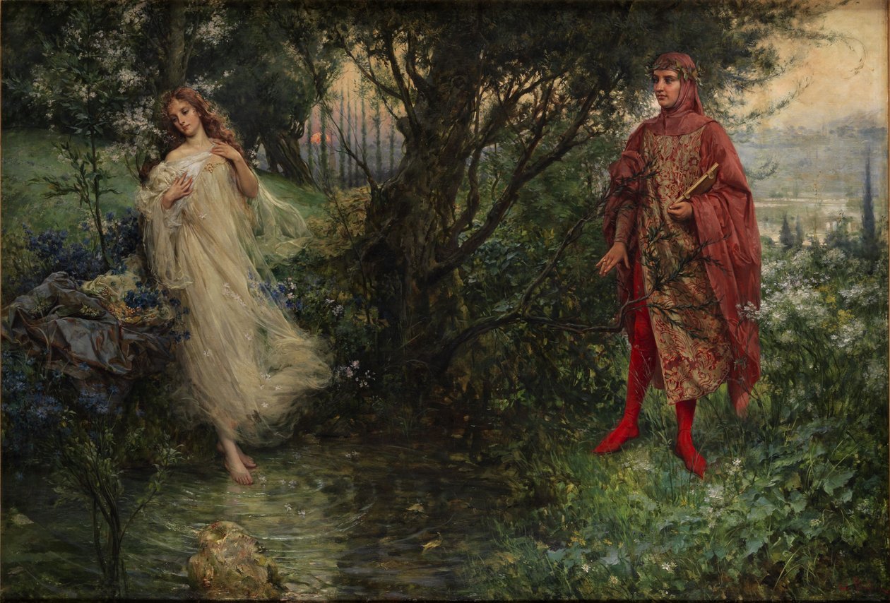 Dante und Beatrice von Salvatore Postiglione