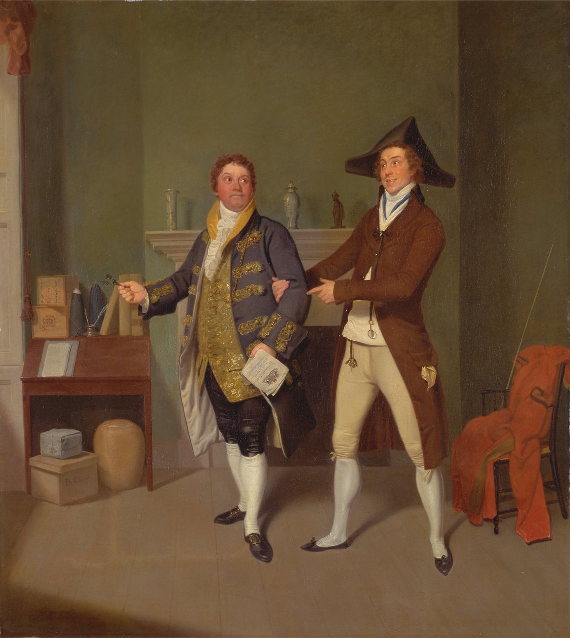 John Quick und John Fawcett in Thomas Moretons The Way to Get Married von Samuel de Wilde