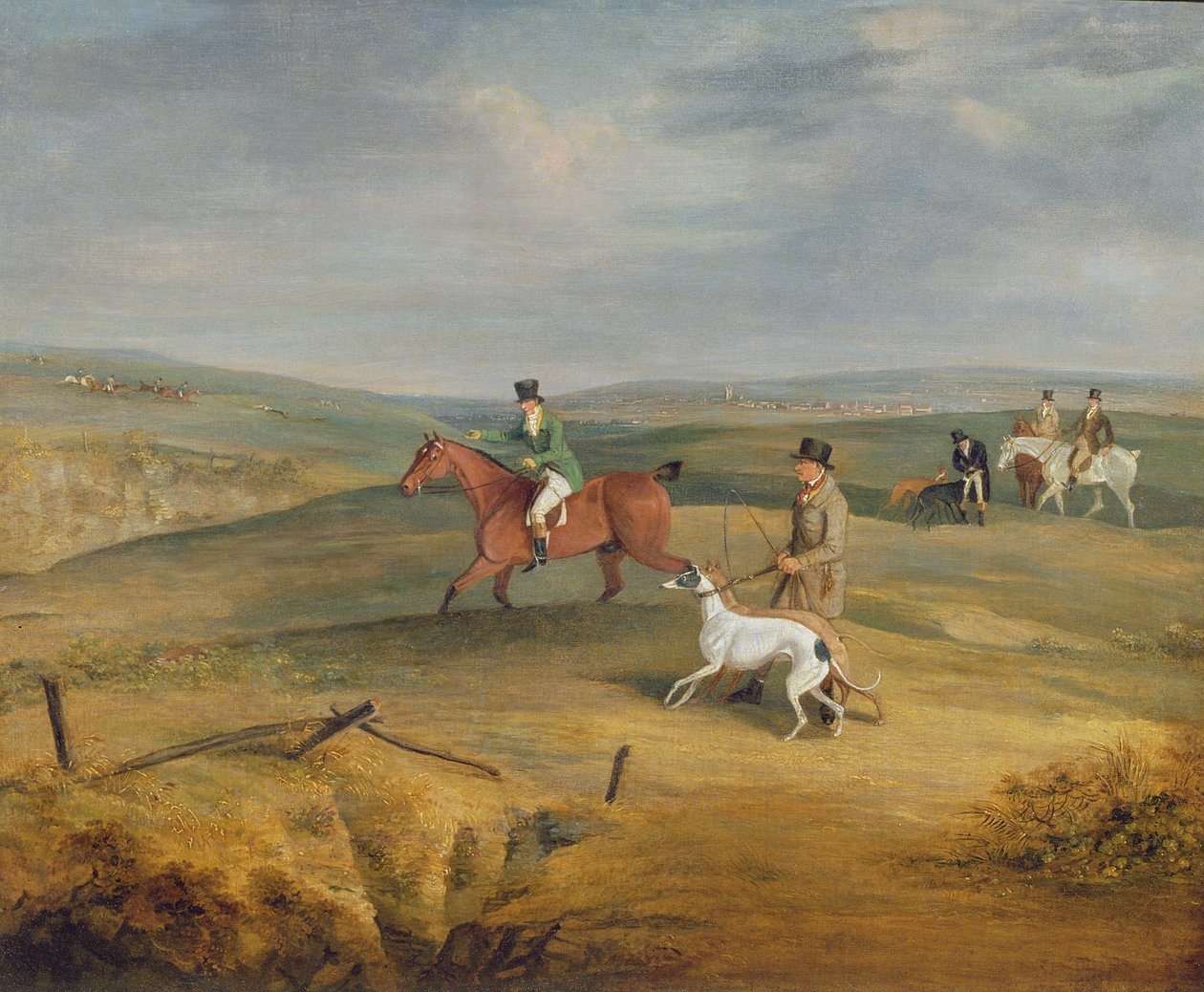 Hetzjagd: Finden eines Hasen von Samuel Henry Alken