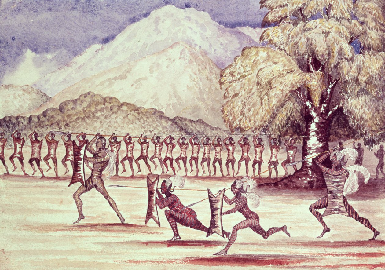 Kriegstanz, Illustration aus 