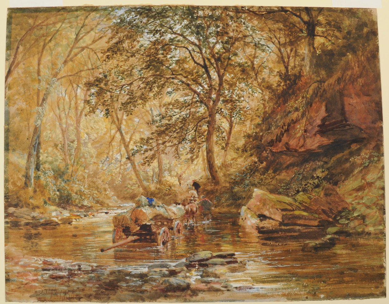 Cadzow Burn, 1856 von Samuel Bough