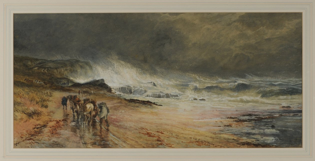 Sturm auf dem Firth, 1874 von Samuel Bough