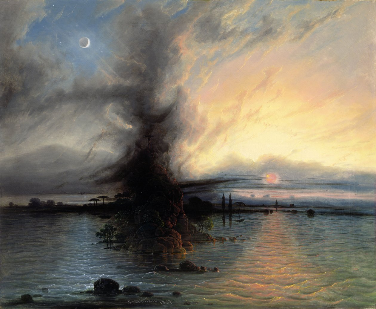 Der Fels des Heils, 1837 von Samuel Colman