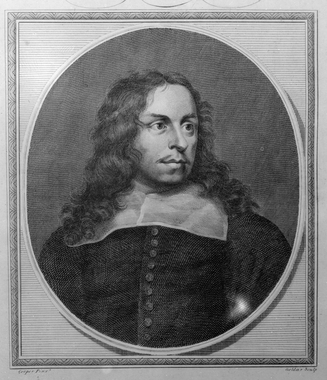 John Thurloe, graviert von John Goldar von Samuel Cooper