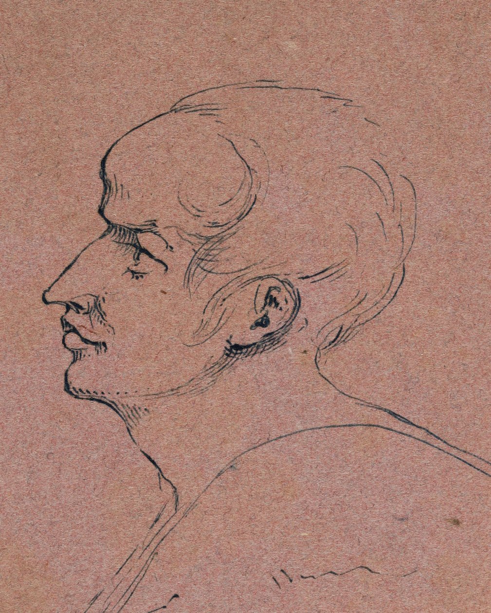 Profil eines Mannes von Samuel Finley Breese Morse