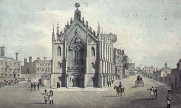 Die Schlosskapelle, Dublin von Samuel Frederick Brocas