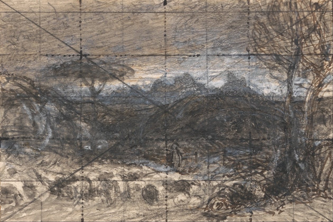 Öffnen des Faltens - Früher Morgen von Samuel Palmer