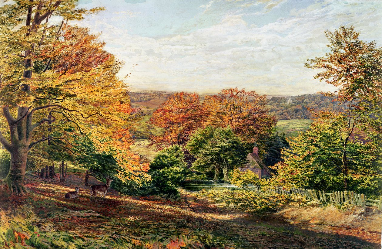 Otford Kirche von Samuel Palmer
