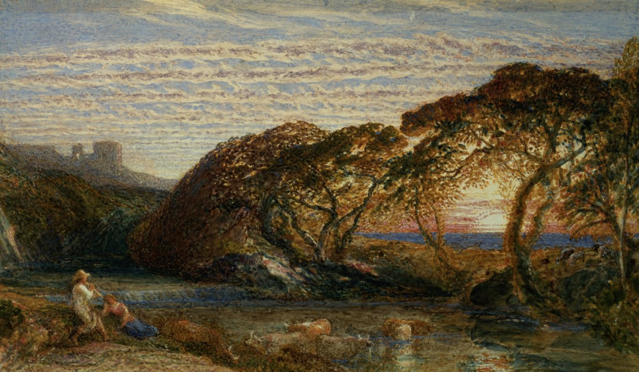 Der schattige Strom von Samuel Palmer