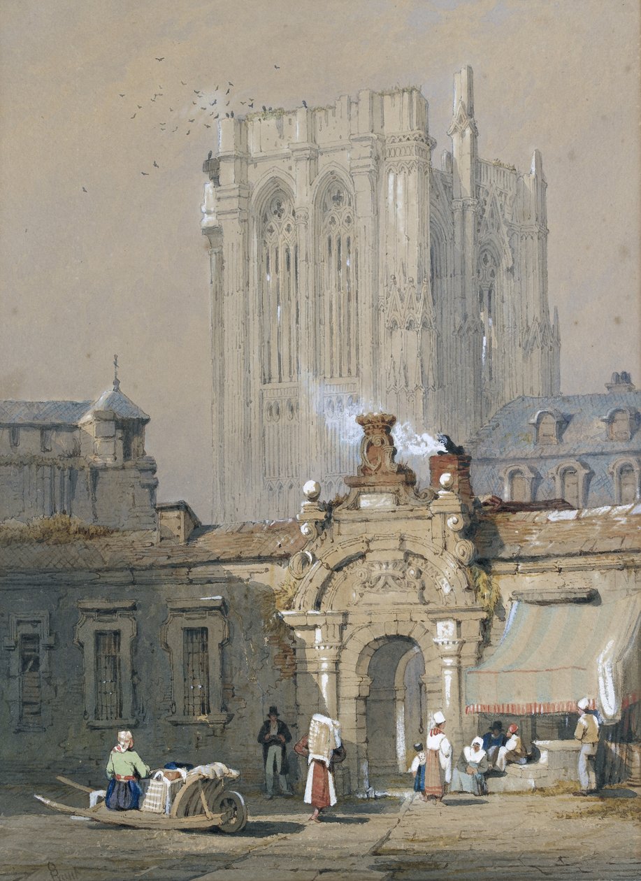 Der alte Turm, Kölner Dom von Samuel Prout