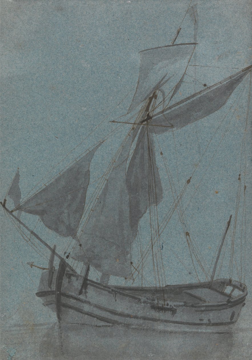 Ein Küstenkahn von Samuel Scott