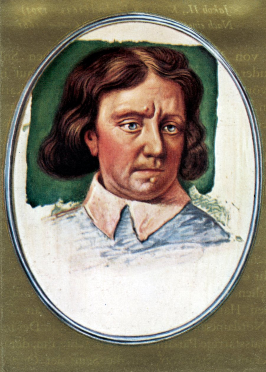 Porträt von Oliver Cromwell von Samuel (after) Cooper