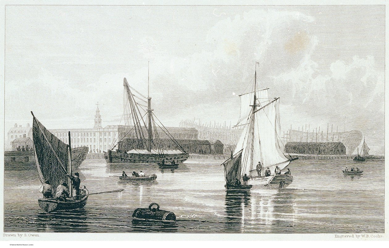 Deptford, ca. 1812 von Samuel (after) Owen