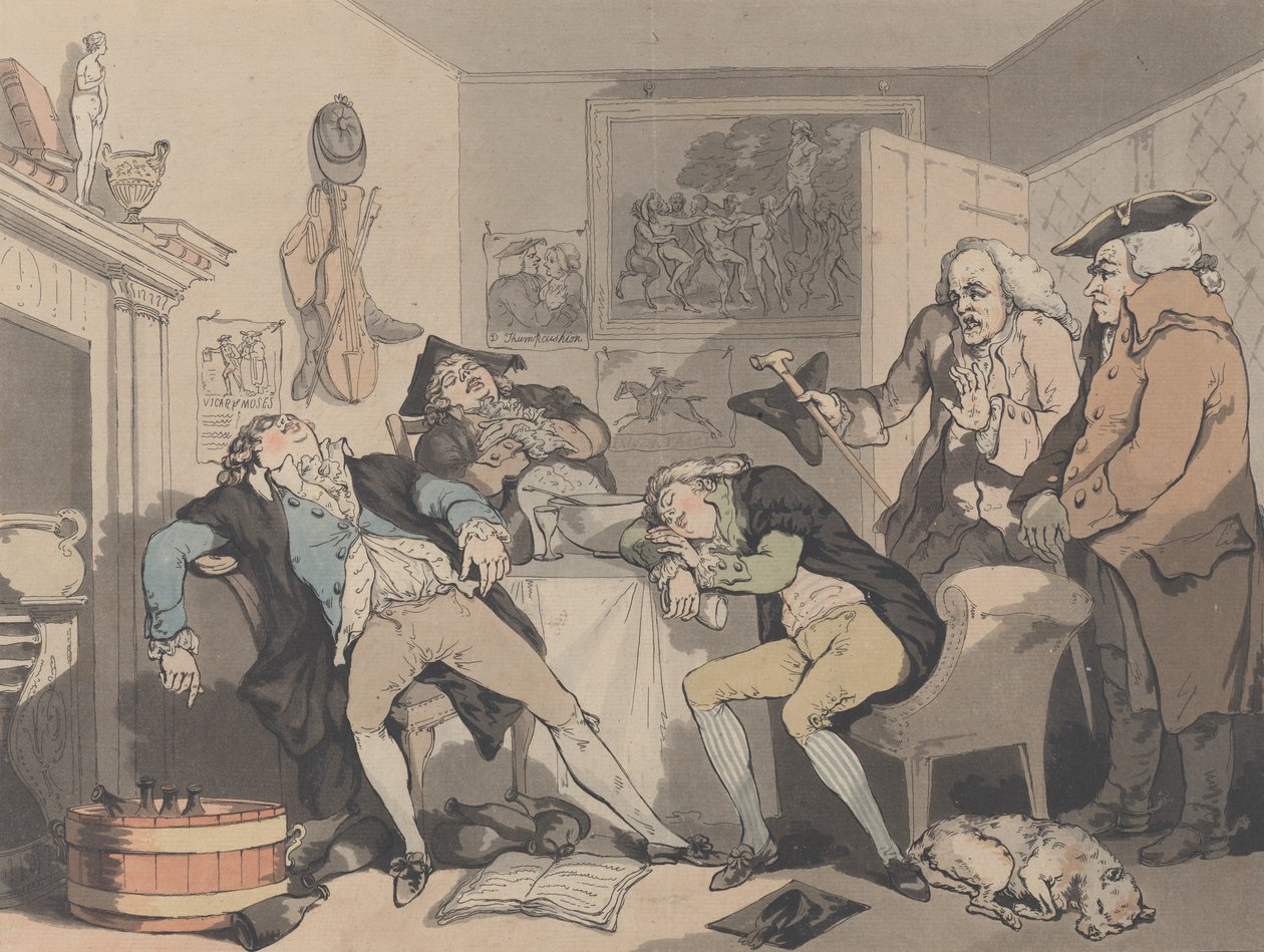 O Tempora, O Mores!, 1799 von Samuel Alken