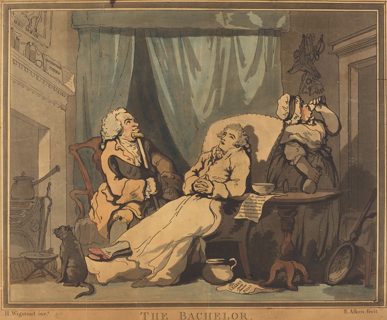 Der Junggeselle von Samuel Alken