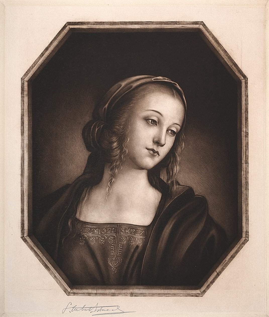 Madonna, 19.-20. Jahrhundert von Samuel Arlent Edwards