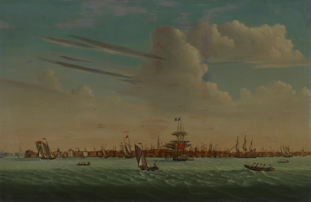 Blick auf Charleston von Samuel Barnard