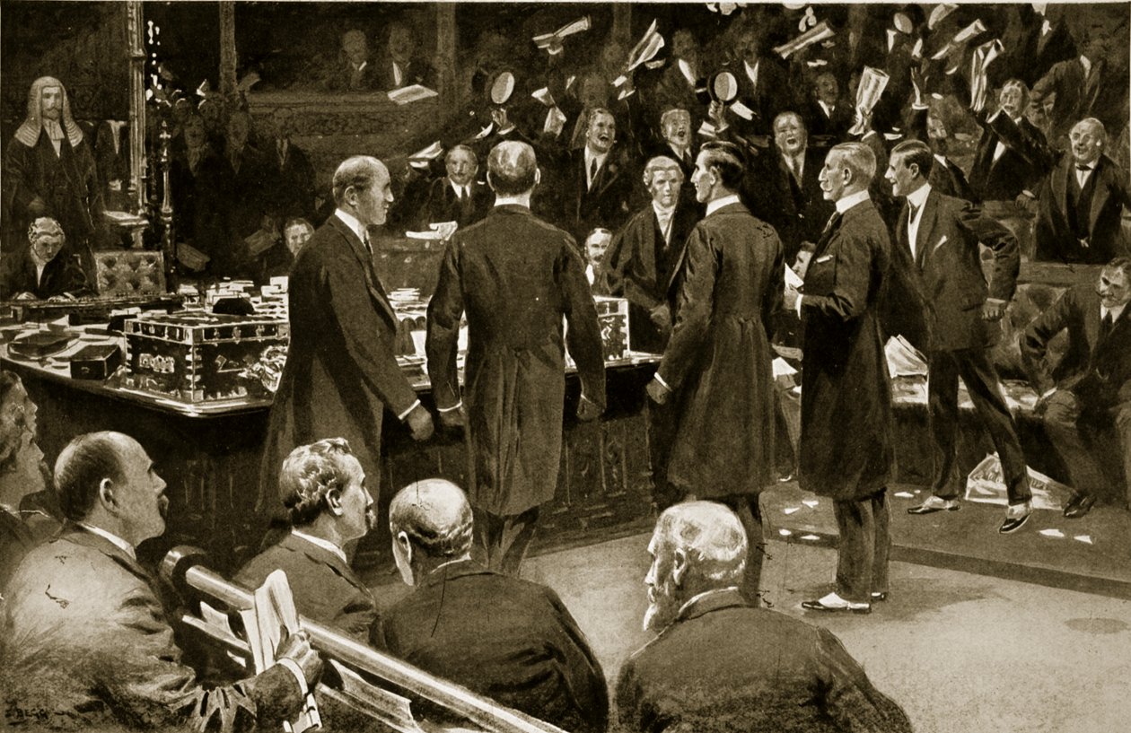 Eine Niederlage der Selbstverwaltung, 1912 von Samuel Begg