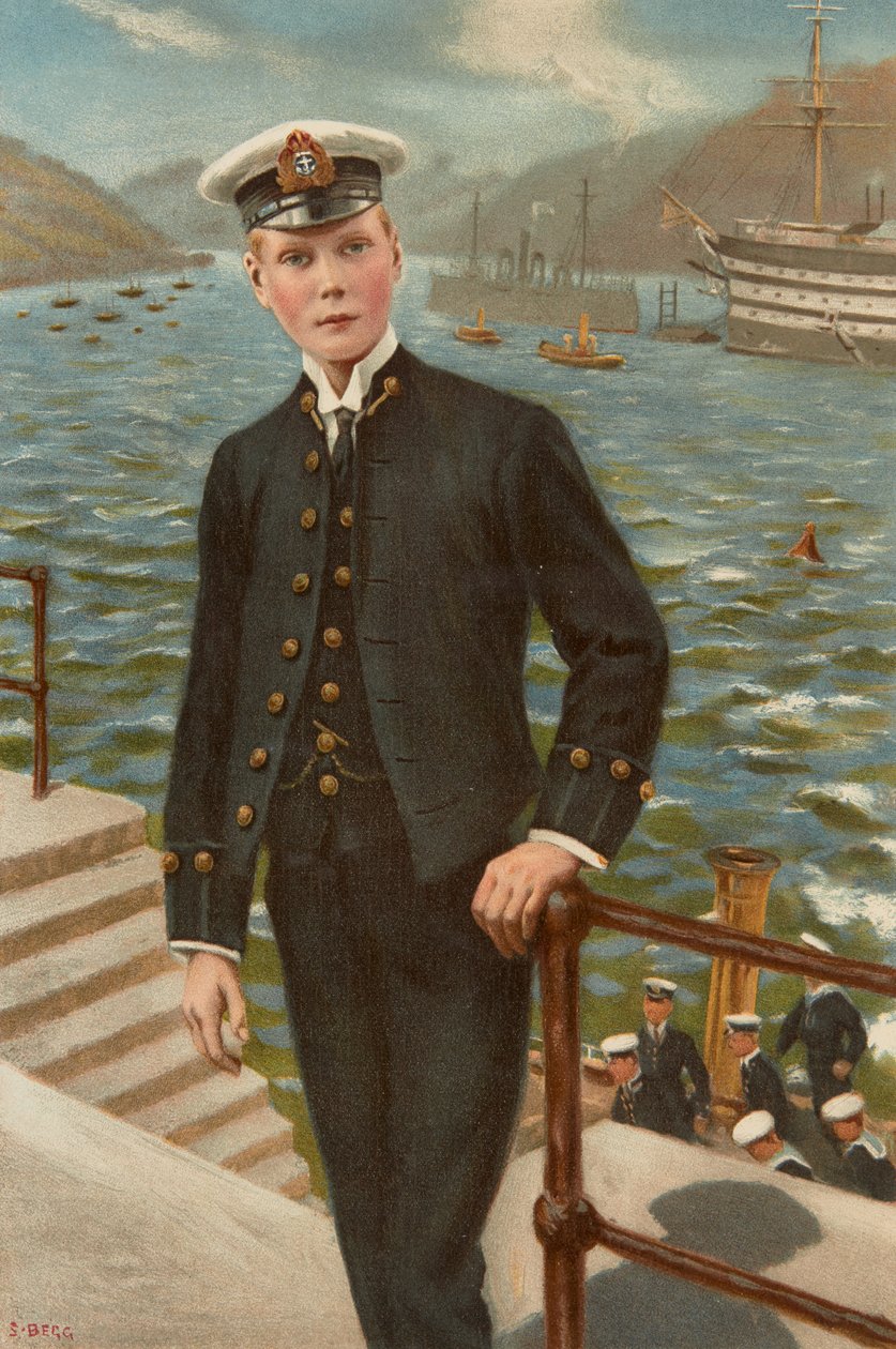 Edward, Prinz von Wales als Marinekadett von Samuel Begg