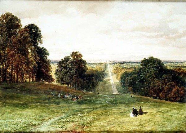 Der Lange Spaziergang, Windsor von Samuel Bough