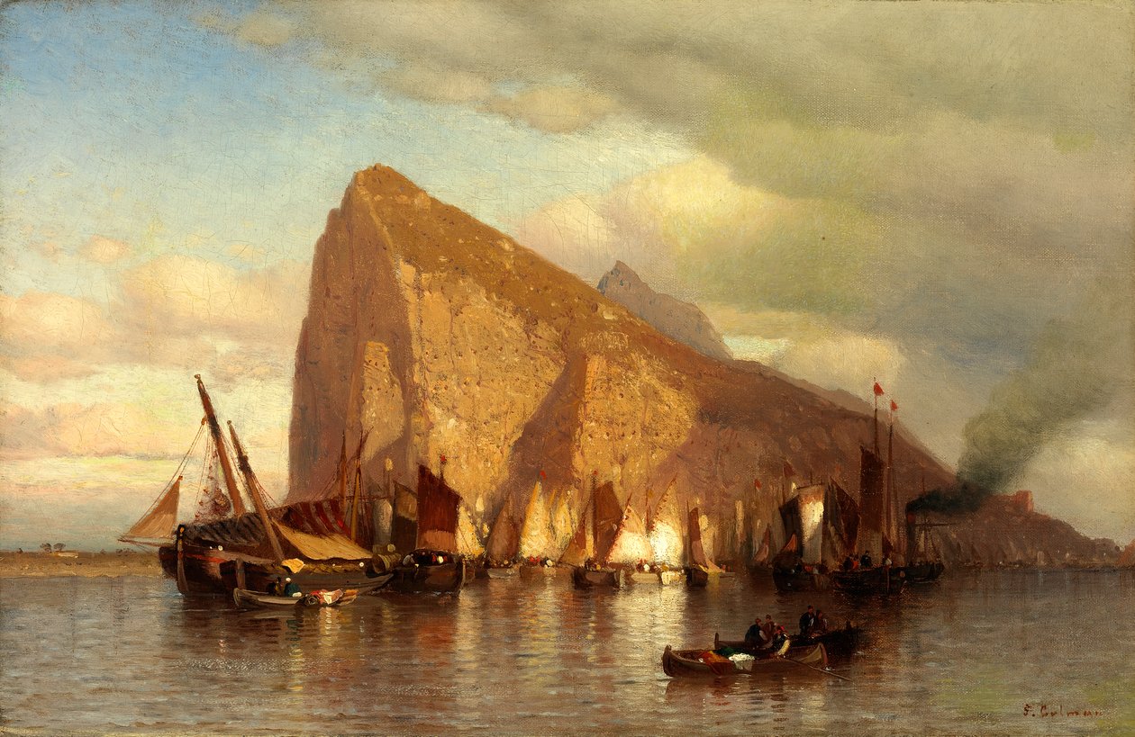 Sturmaufklärung in Gibraltar von Samuel Colman