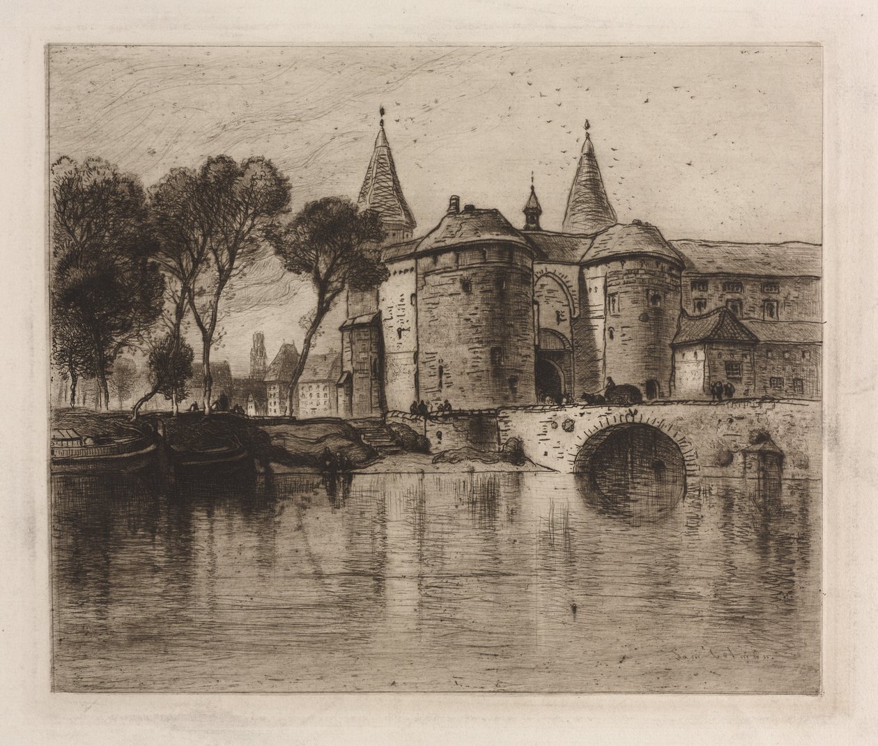 Pont de Grand, Brügge von Samuel Colman