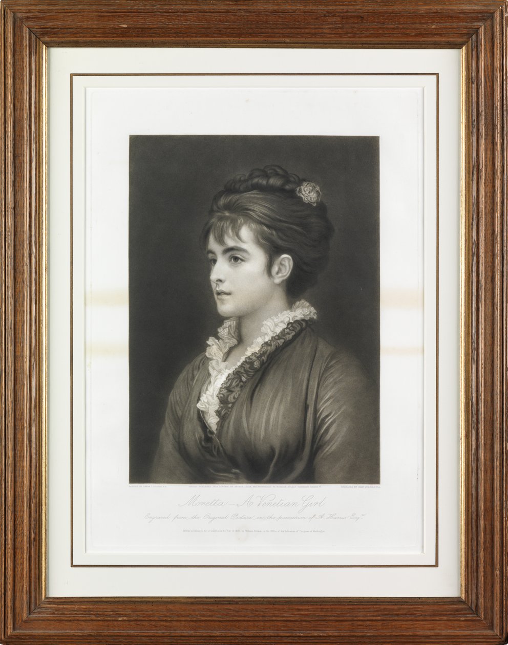 Moretta - Ein venezianisches Mädchen von Samuel Cousins