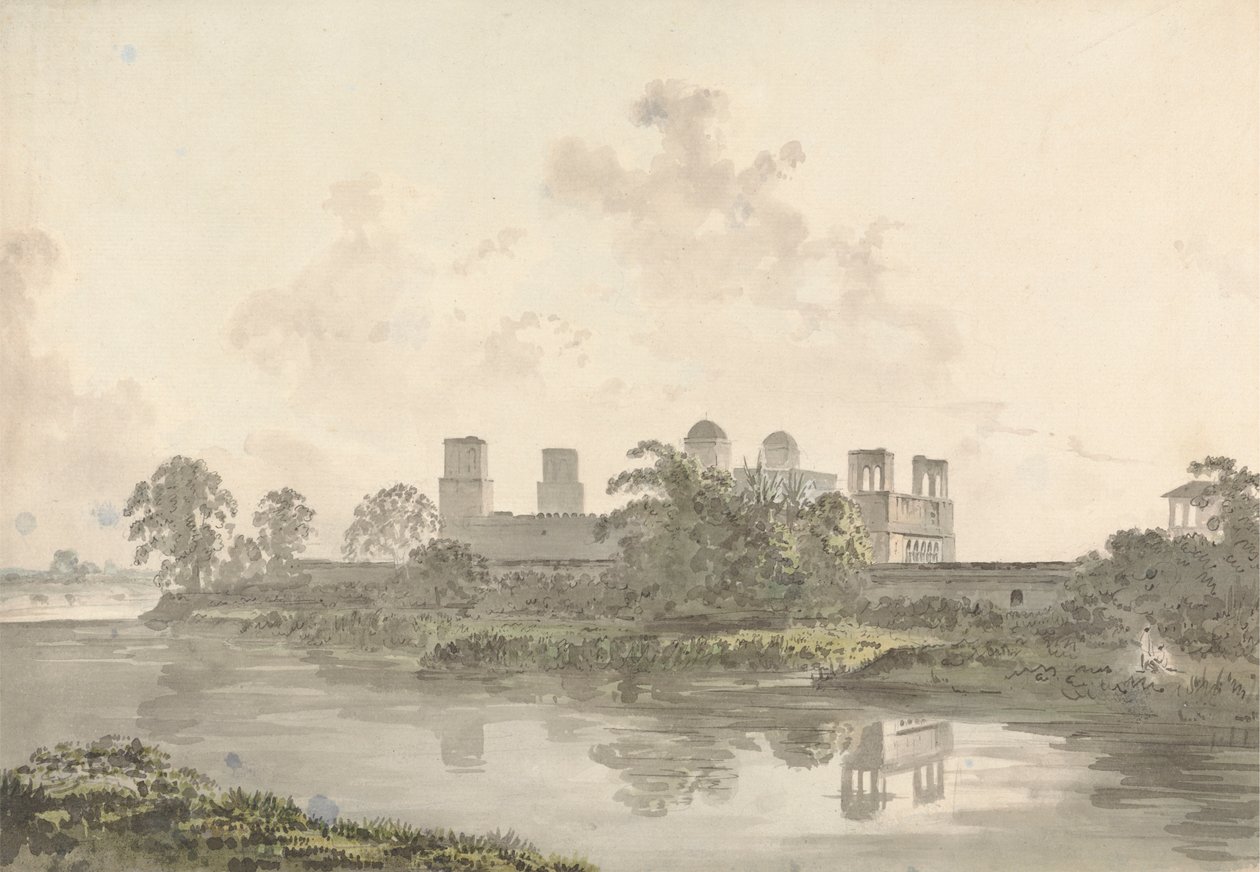 Ansicht eines Forts von Samuel Davis
