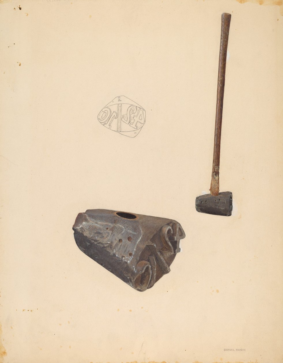 Holzmarkierung von Samuel Faigin