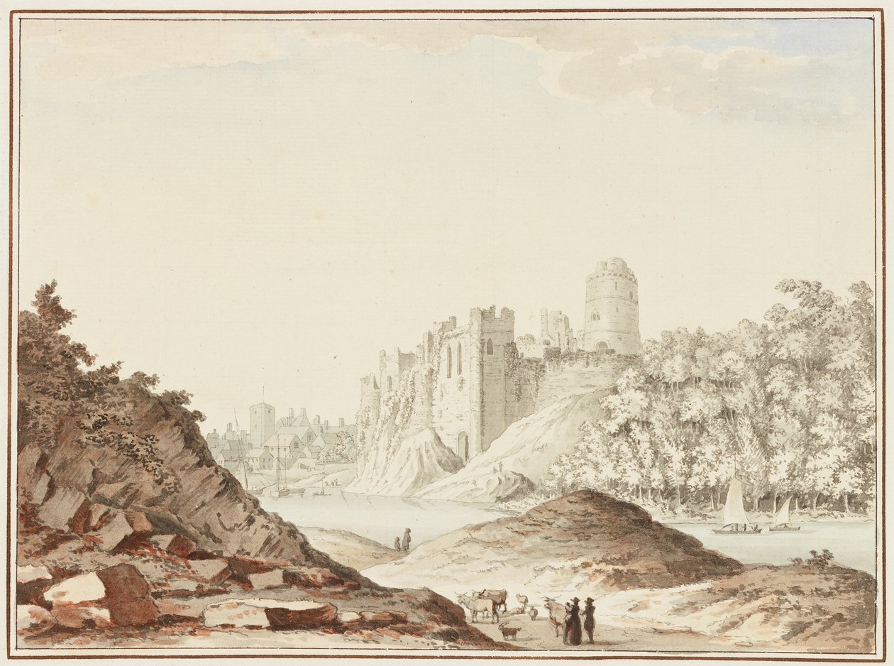 Pembroke Castle von Samuel Hieronymous Grimm