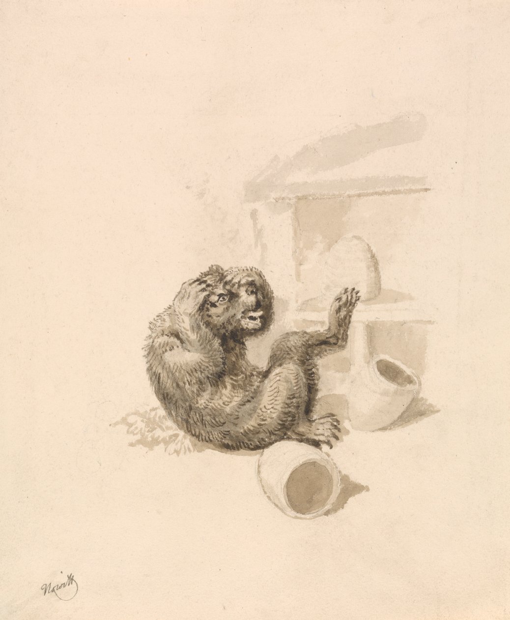 Bär und Bienenstöcke von Samuel Howitt
