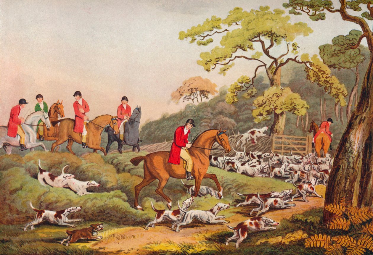 Auf dem Weg zur Deckung, ca. 1810 von Samuel Howitt