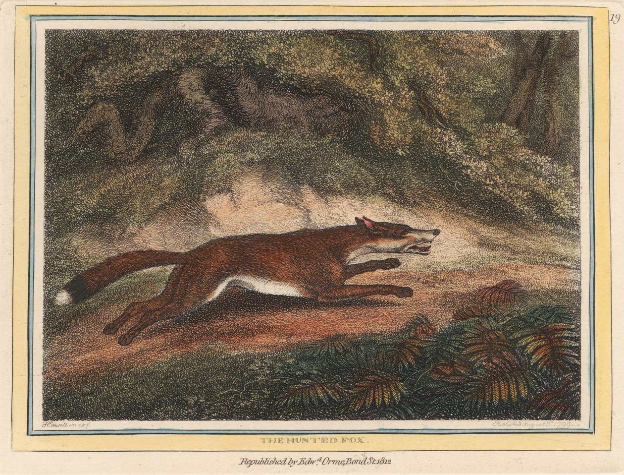 Der gejagte Fuchs von Samuel Howitt