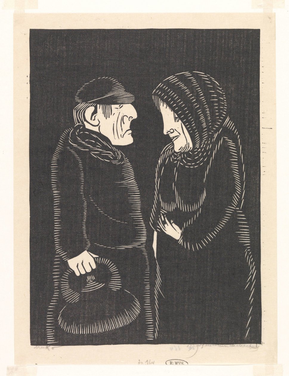 Fantasie: Mann und Frau von Samuel Jessurun de Mesquita