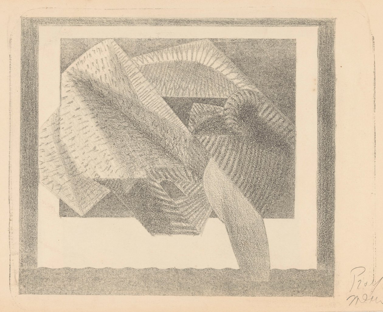 Abstrahierter Vogel von Samuel Jessurun de Mesquita