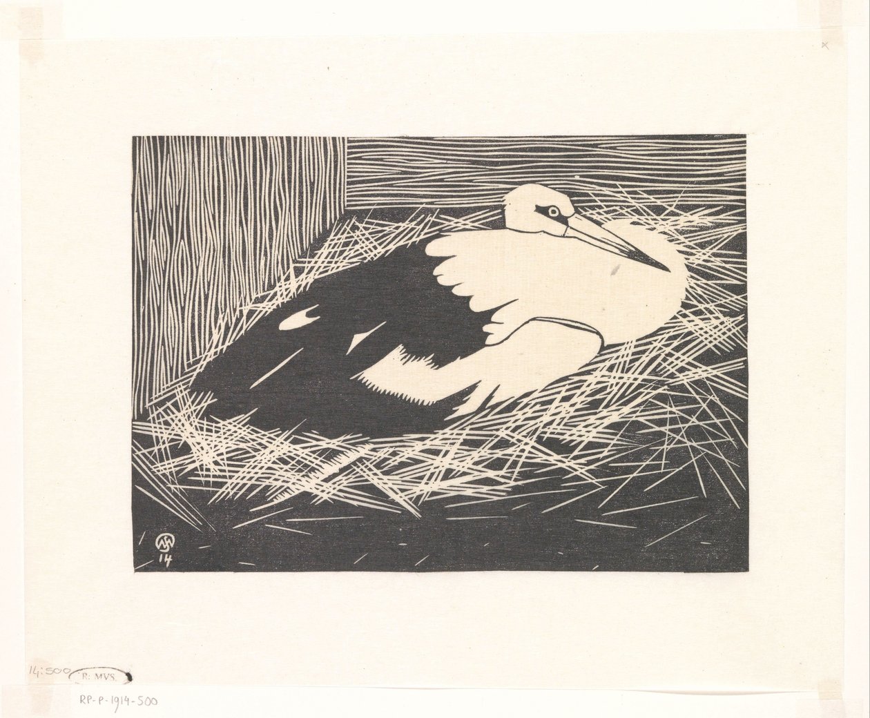 Storch (Magoear-Storch) von Samuel Jessurun de Mesquita