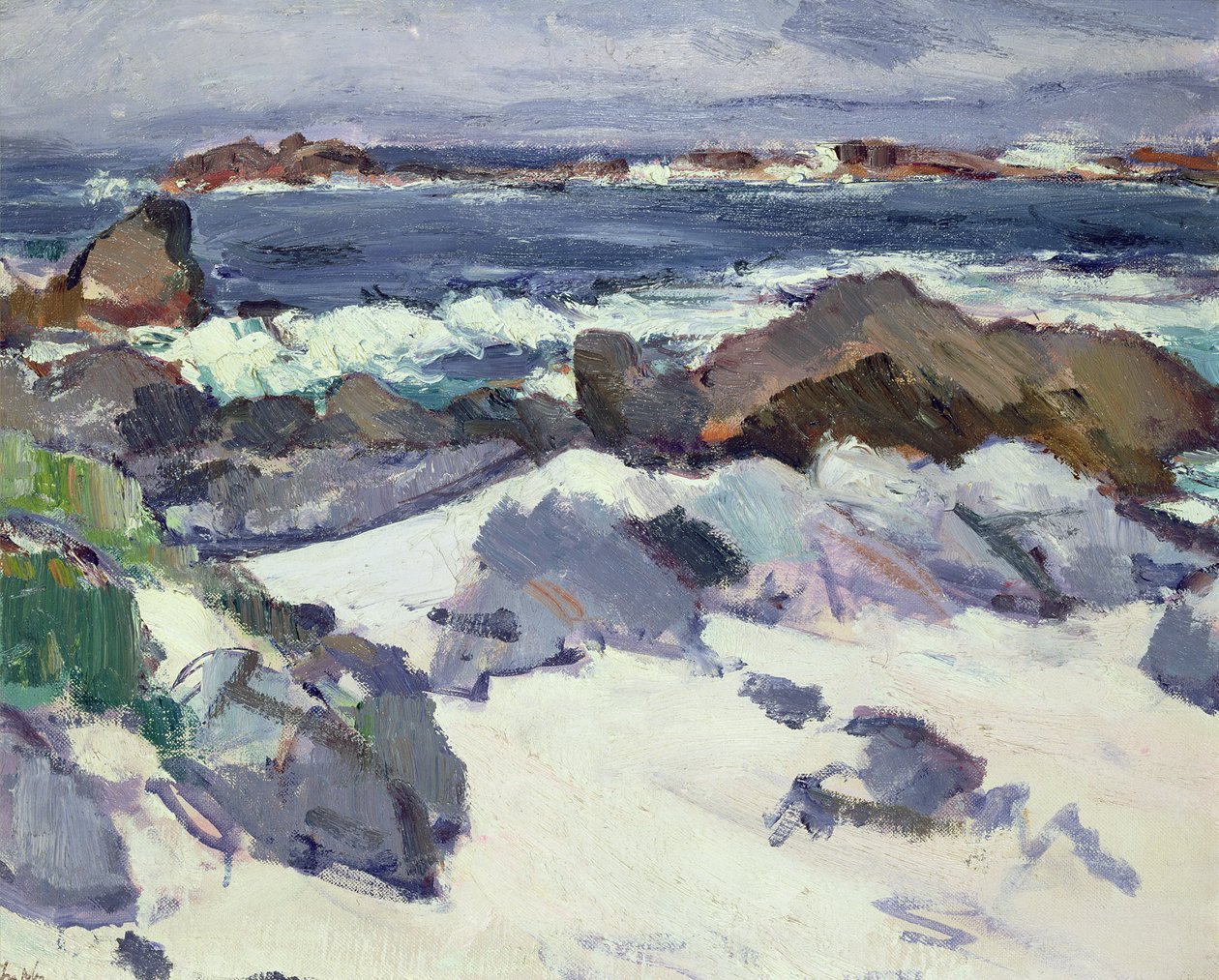 Eine felsige Küste, Iona von Samuel John Peploe