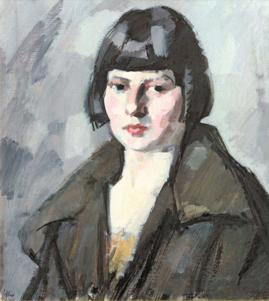 Kopf eines jungen Mädchens, um 1920 von Samuel John Peploe