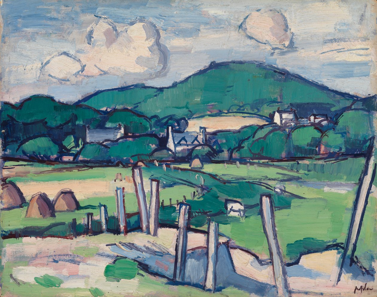 Landschaft, ca. 1891-1935 von Samuel John Peploe