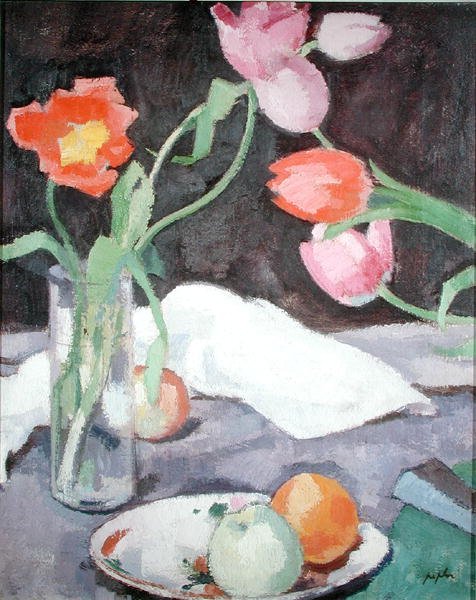 Tulpen von Samuel John Peploe