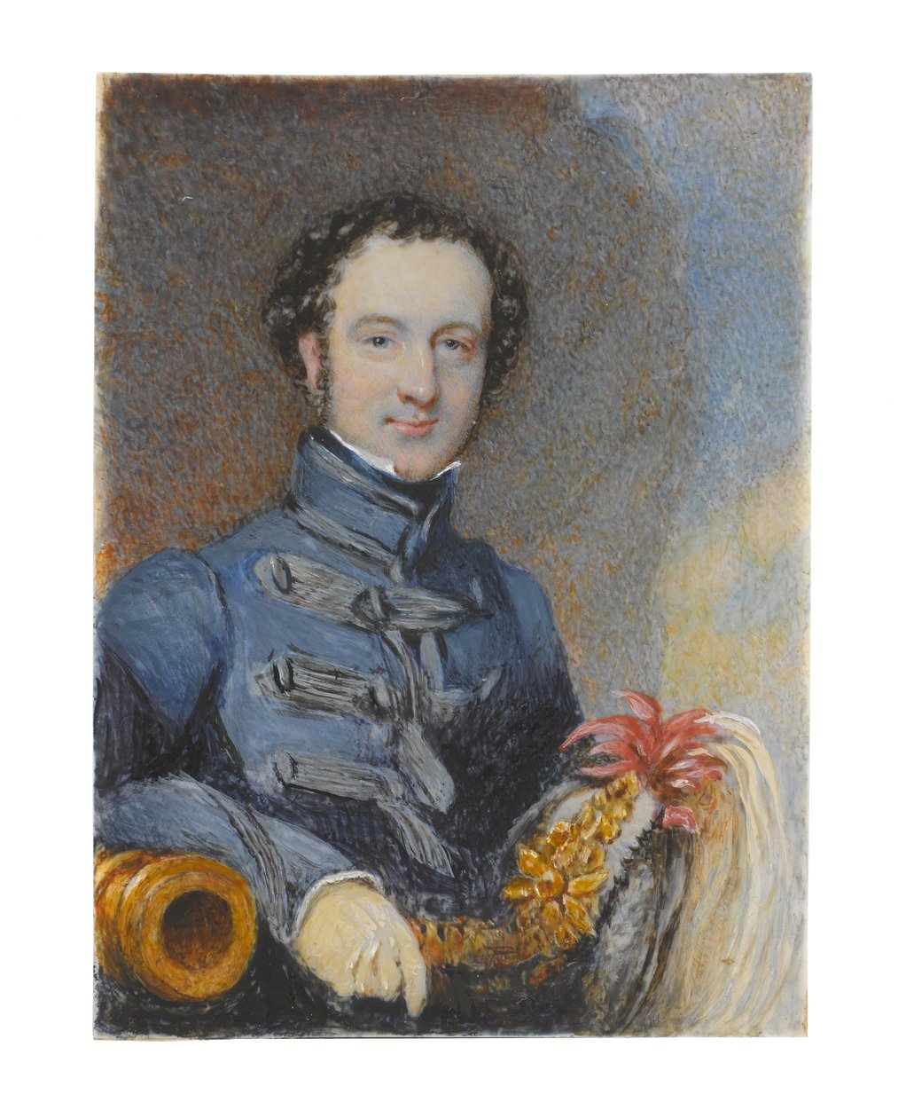 Kapitän William Siborne, um 1830 von Samuel Lover