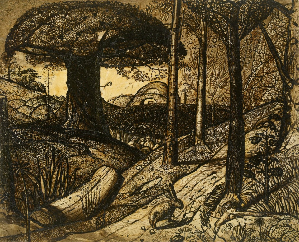 Früher Morgen, 1825 von Samuel Palmer