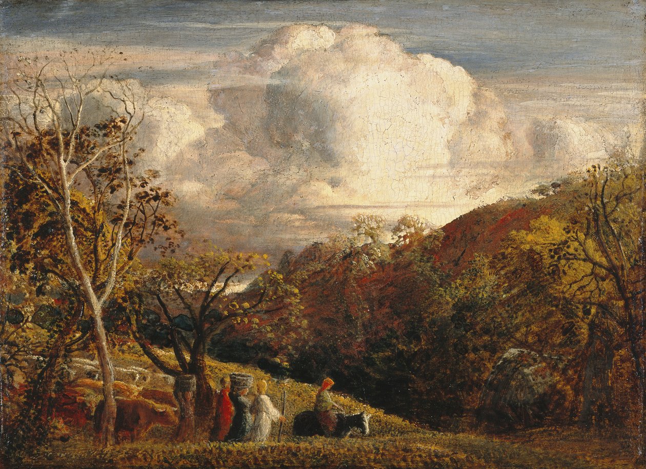 Die helle Wolke von Samuel Palmer