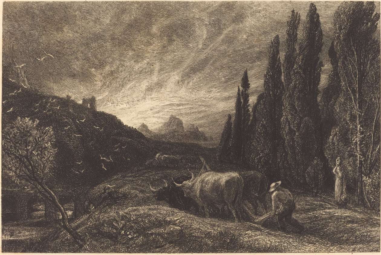 Der frühe Pflüger von Samuel Palmer