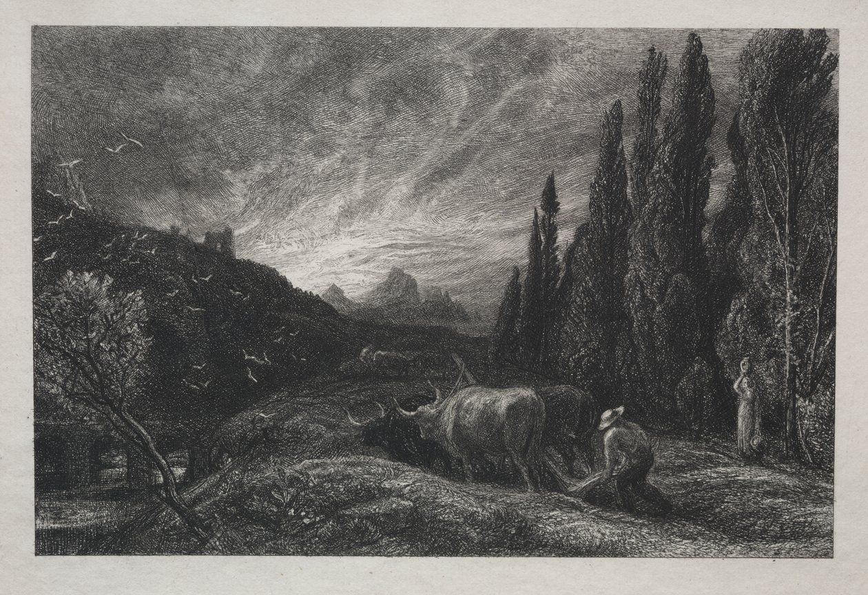 Der frühe Pflüger von Samuel Palmer