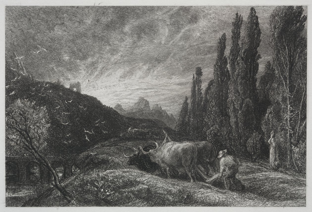 Der frühe Pflüger von Samuel Palmer