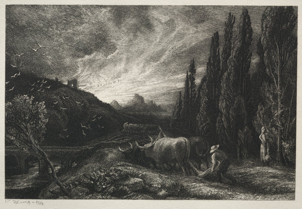 Der frühe Pflüger von Samuel Palmer