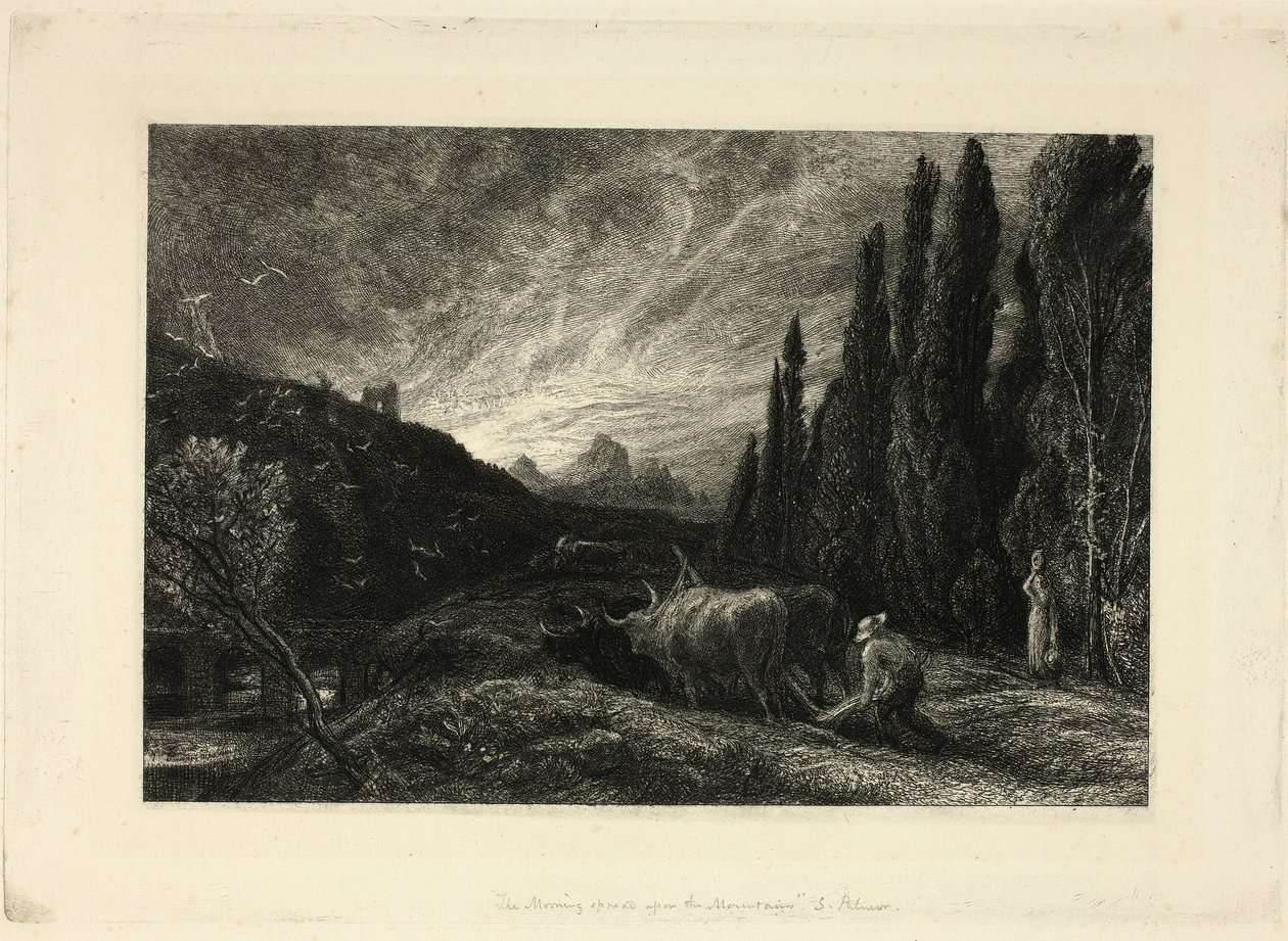 Der frühe Pflüger von Samuel Palmer