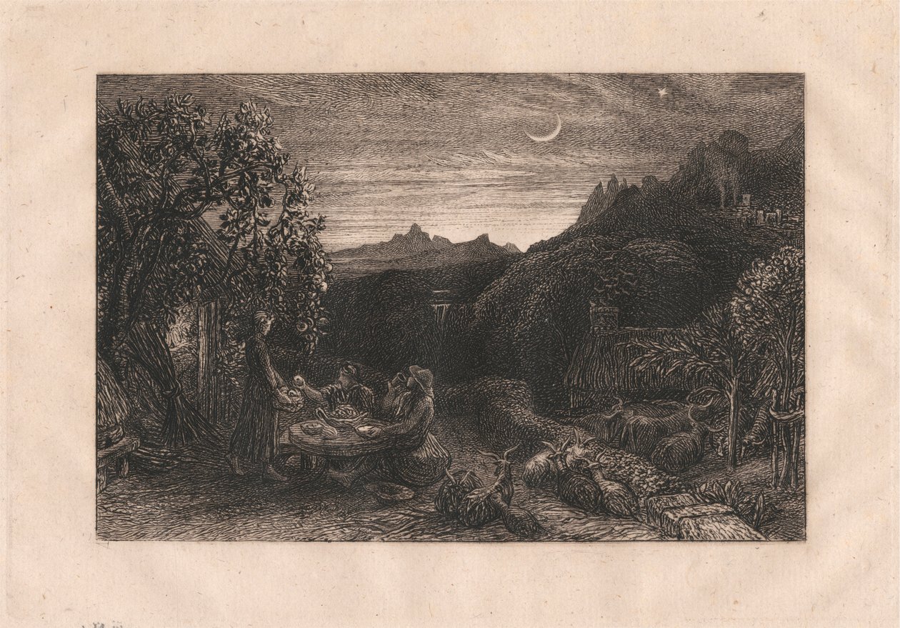 Der Heimkehrende Stern von Samuel Palmer