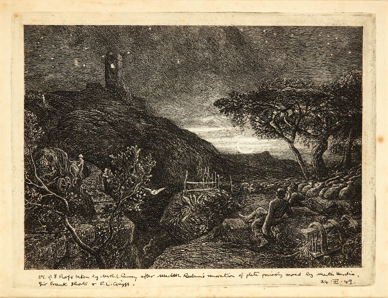 Der einsame Turm von Samuel Palmer